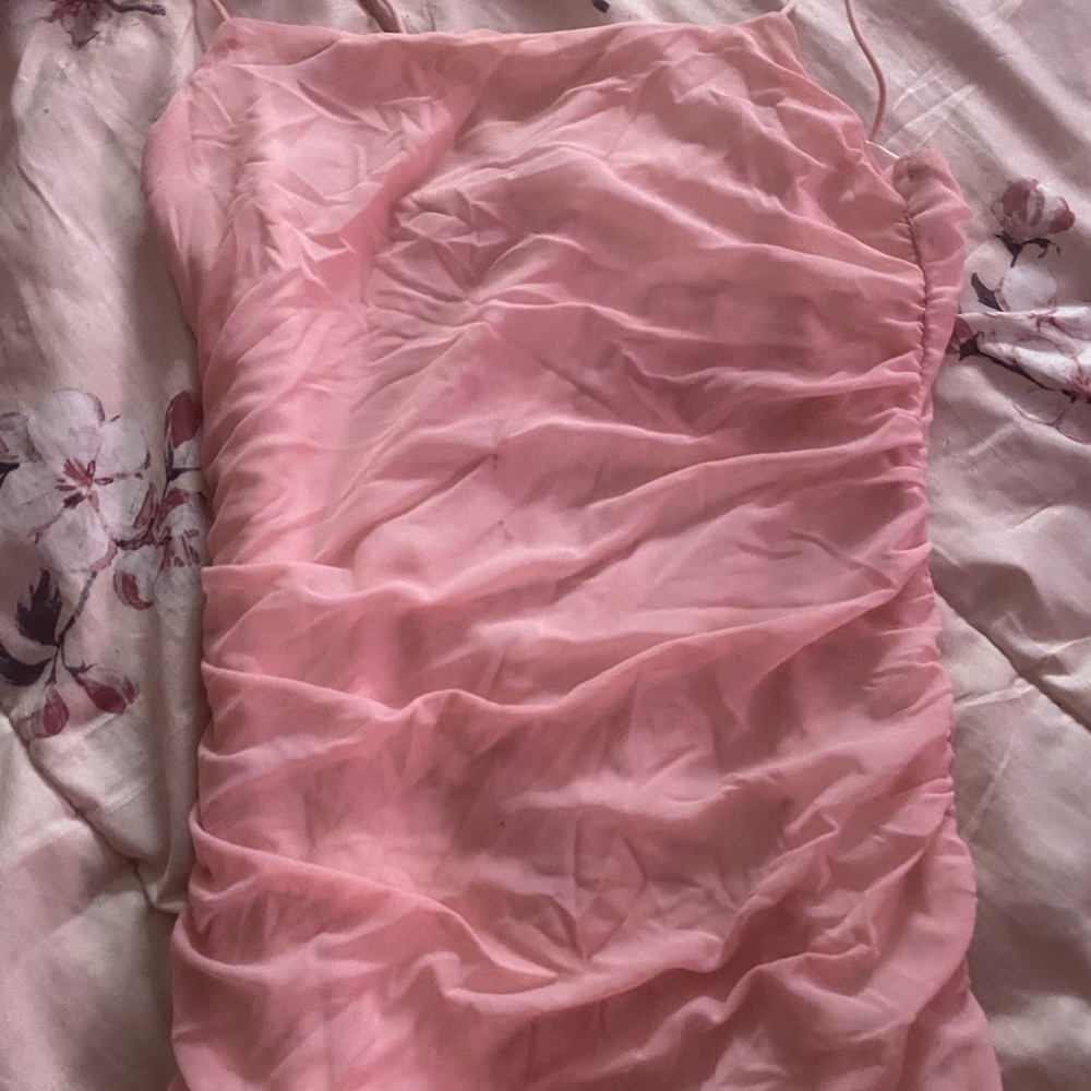 Hello molly pink slim dress